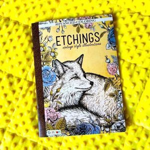 Etchings VintageStyleIllustrationsAdvancedColoring